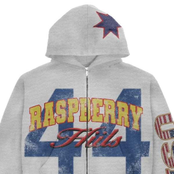 Hills 44 Vintage Zip Up Hoodie (1)